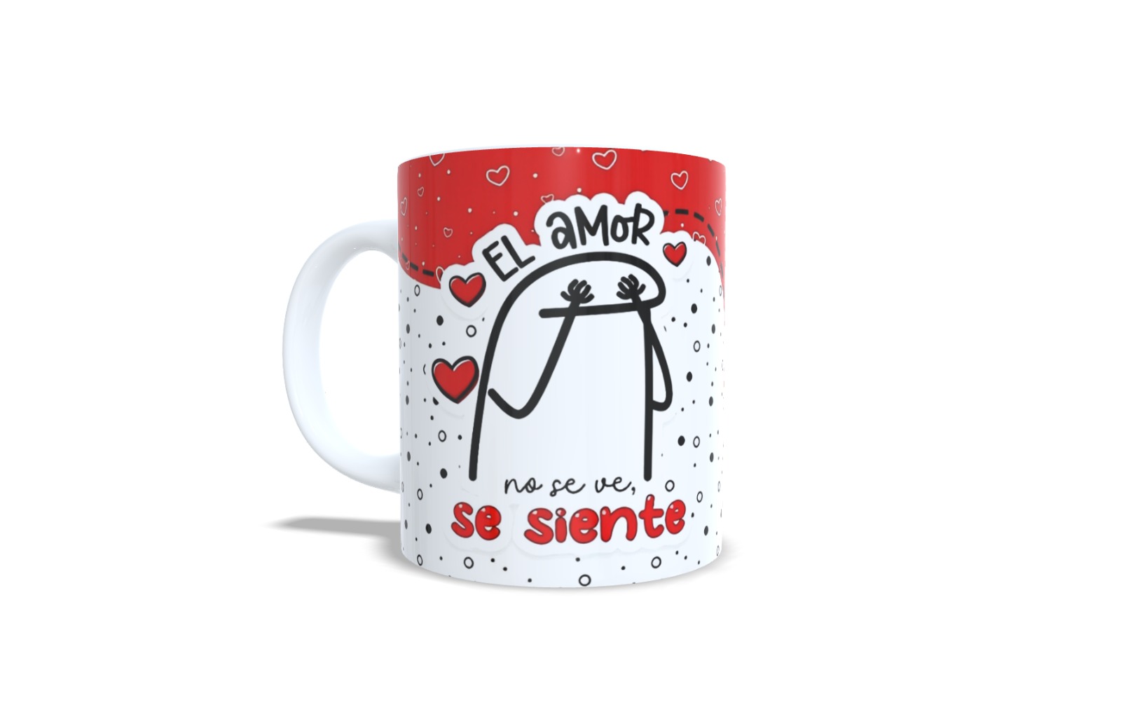 Taza Flork "El amor se siente"